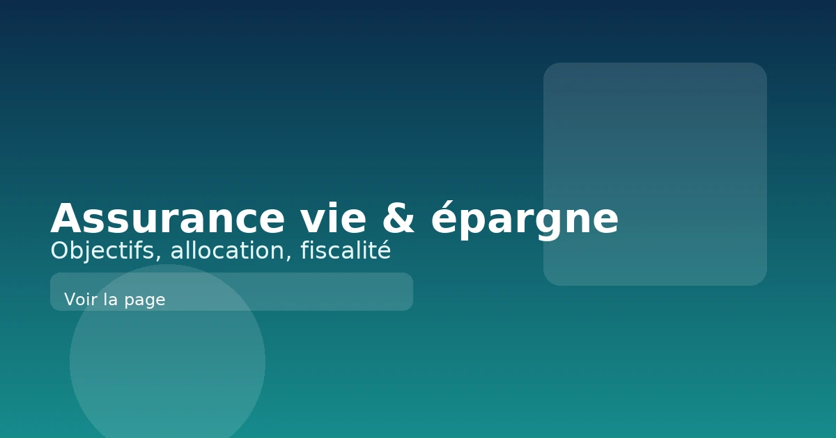 Assurance vie & épargne à Marseille
